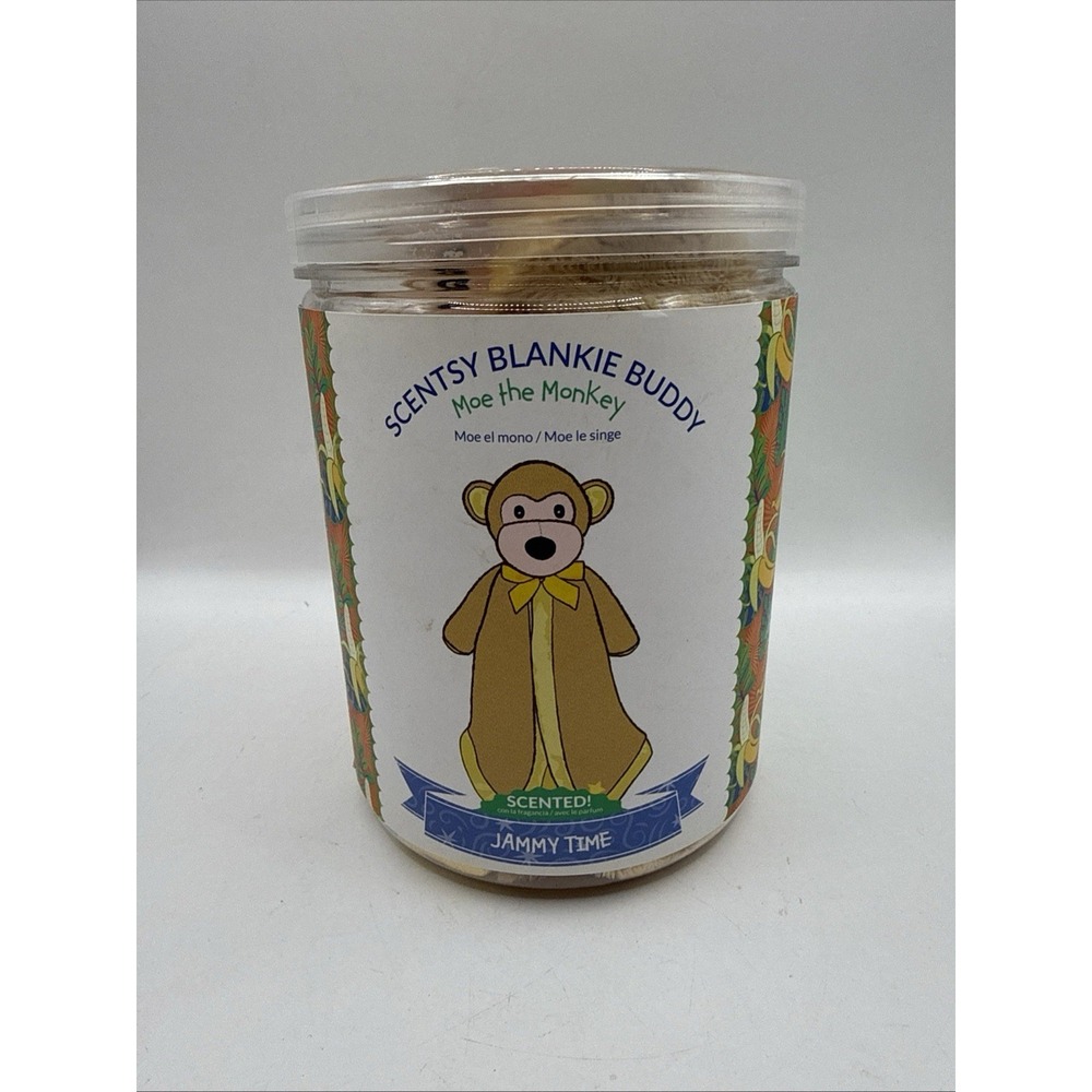 Scentsy Blankie Buddy Moe The Monkey Comforter Soother Scented